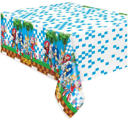 Sonic the Hedgehog Rectangular Plastic Table Cover, 54