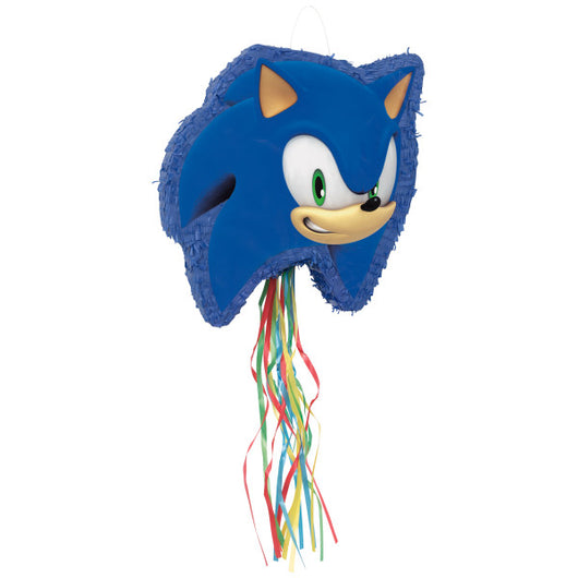 Sonic the Hedgehog Shaped Drum Pull Pinata