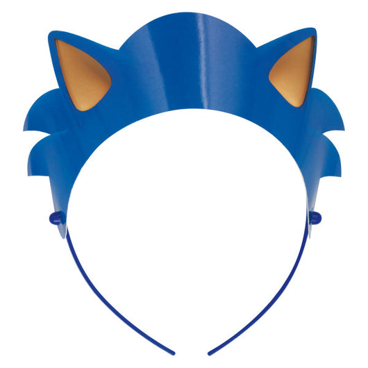 Sonic the Hedgehog Paper Party Headbands, 4ct