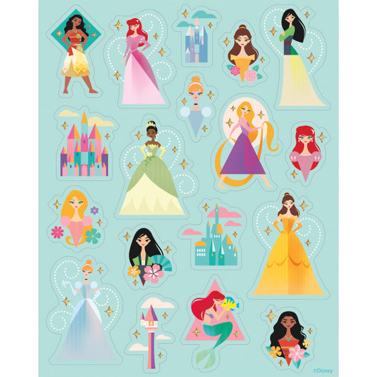 Disney Princess Glitter Sticker Sheets, 4ct