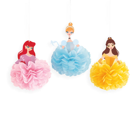 Disney Princess Puff Decorations, 3ct