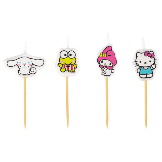 Hello Kitty & Friends Pick Candles, 4ct