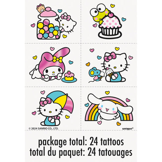 Hello Kitty and Friends Foil Tattoo Sheets, 4ct