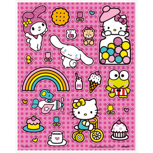 Hello Kitty and Friends Glittery Sticker Sheets, 4ct