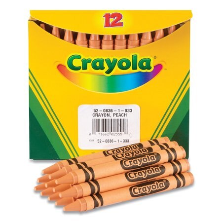 Crayola Bulk Crayons, Regular Size, 12 per Box - Peach (24)