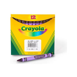 Crayola Bulk Crayons, Regular Size, 12 per Box -Violet (Purple) (24)