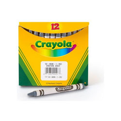 Crayola Bulk Crayons, Regular Size - Gray (24)