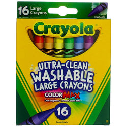 Crayola Ultra-Clean Washable Large Crayons 16ct. (12)