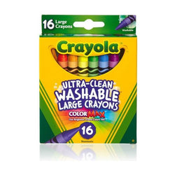 Crayola 16 Ct Ultra-Clean Washable Large Crayons  (12)