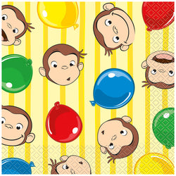 Curious George Luncheon Napkins, 16ct