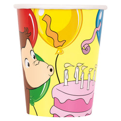 Curious George 9oz Paper Cups, 8ct