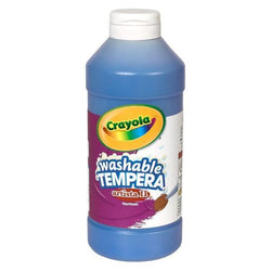 Crayola Artista II Washable Tempera Paint, 16 oz. - Blue (12)