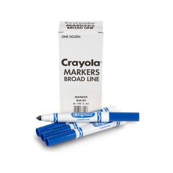 Crayola Bulk Markers, Conical Tip-Blue (6)