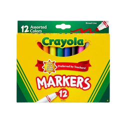 Crayola 12ct. Assorted, Broad Line Markers (24)