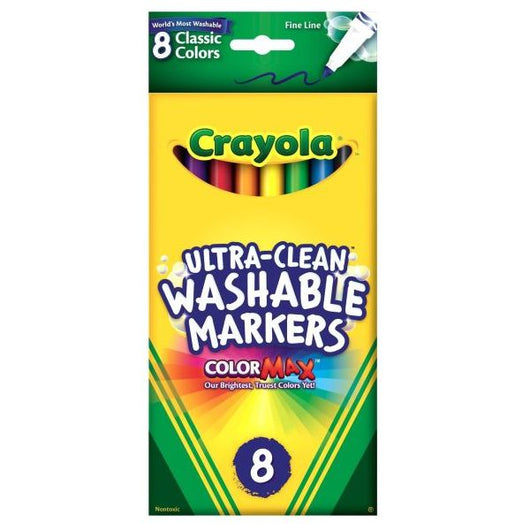 Crayola 8 ct. Ultra-Clean Washable Classic, Fine Line, Color Max
Markers (24)