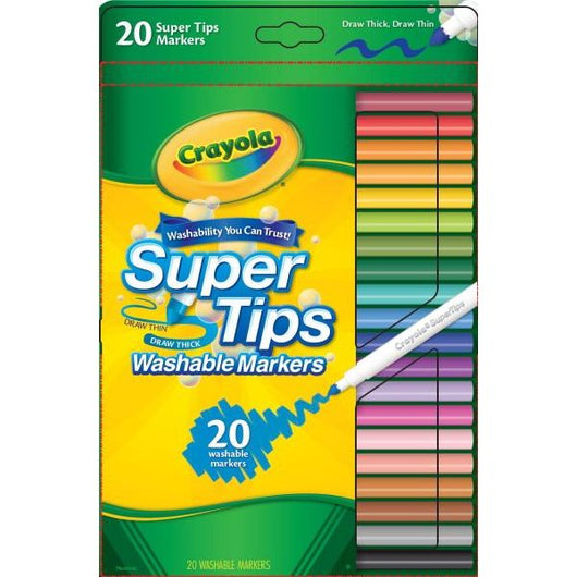 Crayola 20ct. Washable Super Tips Markers (24)