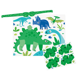 Blue & Green Dinosaur Party Game for 12
