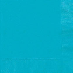 Caribbean Teal Solid Luncheon Napkins, 20ct