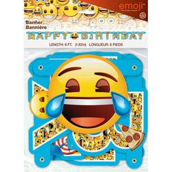 Emoji Birthday Banner, 1ct.