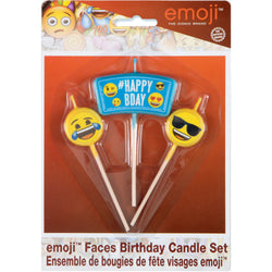 Emoji Birthday Candle Set