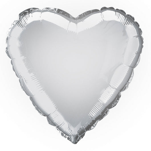 Solid Heart Foil Balloon 18