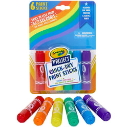 Crayola Project 6 ct. Quick Dry Paint Sticks (24)