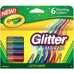 Crayola Glitter Markers 6ct. (24)