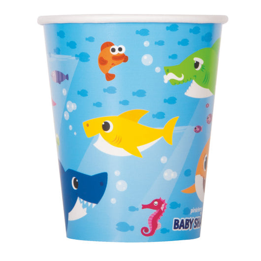 Baby Shark 9oz Paper Cups, 8ct