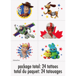 Disney Toy Story 4 Tattoos, 24ct