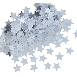 Silver Star Confetti, .5oz