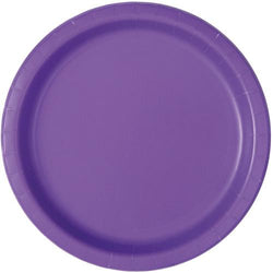 Neon Purple Solid Round 7