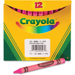 Crayola Bulk Crayons, Regular Size - Carnation Pink (24)