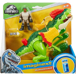 Imaginext Jurassic World Dilophosaurus & Agent (2)